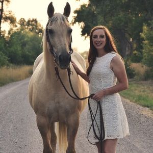 White Lace A Line Dress